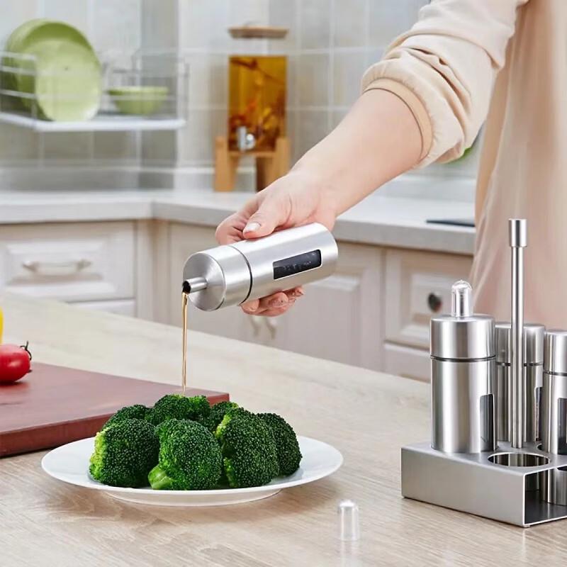304 Stainless Steel Dining Table Seasoning Dispenser Set