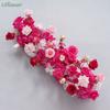 UFlower 50/100cm Artificial Silk Flower Runner Versatile Decor for Wedding Backdrop Party Table Centerpiece Stage Home Decor