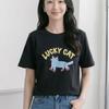 Navava Women Thin Cool Daily PrinTing Round Neck ShorT Sleeve T shirT nT3378