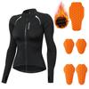 WOSAWE Women Motorcycle Jacket Body Armor CE Certified Summer Downhill Motocross Riding Clothing Protection Racing Reflective