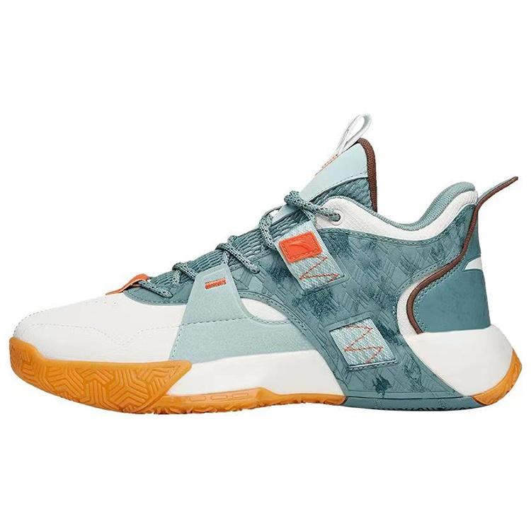 ANTA Shock The Game 2 Retro White Green Men s 112141606-1 EU 39