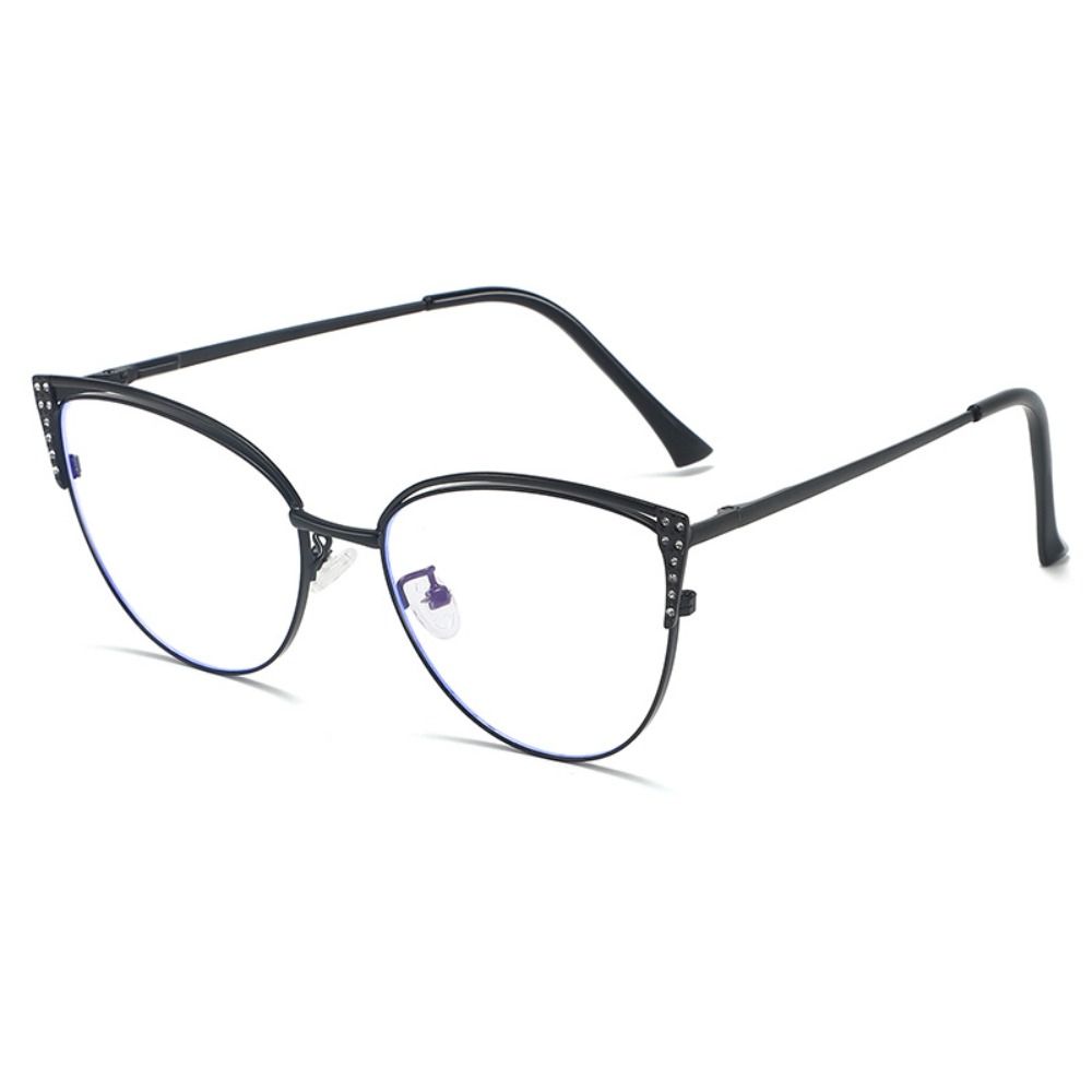 Metal Frame Anti-blue Light Glasses Transparent Computer Eyewear  Business