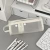 Large Capacity Pencil Bag Cylindrical Pencil Case Pen Pouch Clear Pencil Pouch Pen Case School Office Supplies
