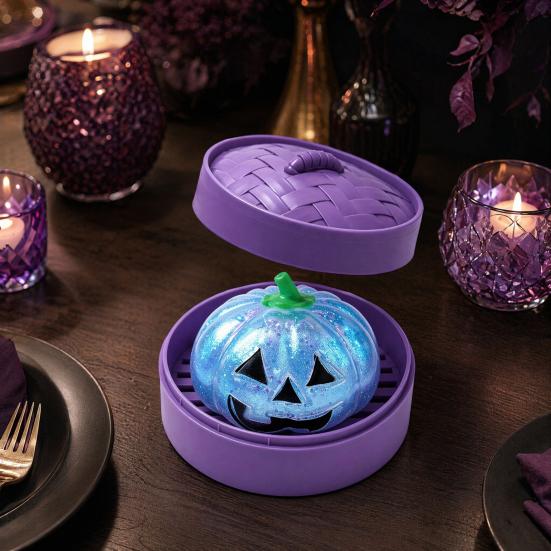 Safe Stress Ball Halloween Dumpling Relief Toy Pumpkin Ghost Steamed Bun Squeeze Adult Sensory Fidget Party Favors Toy