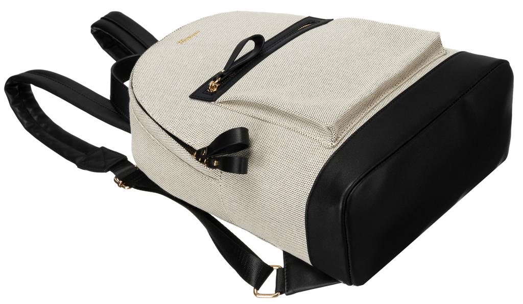 PTN CAN-05-5815 Nat-Black Canvas Backpack
