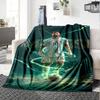 Electric Soccer Legend Blanket Comfortable Suitable for Couch Livingroom Sofa Four Seasons Multipurpose Digital Print