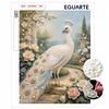 Elegant Peacock Pearl Kit 5D DIY Round Rhinestone Art for Adults Relaxing Handmade Wall Decor Holiday Gift Frameless