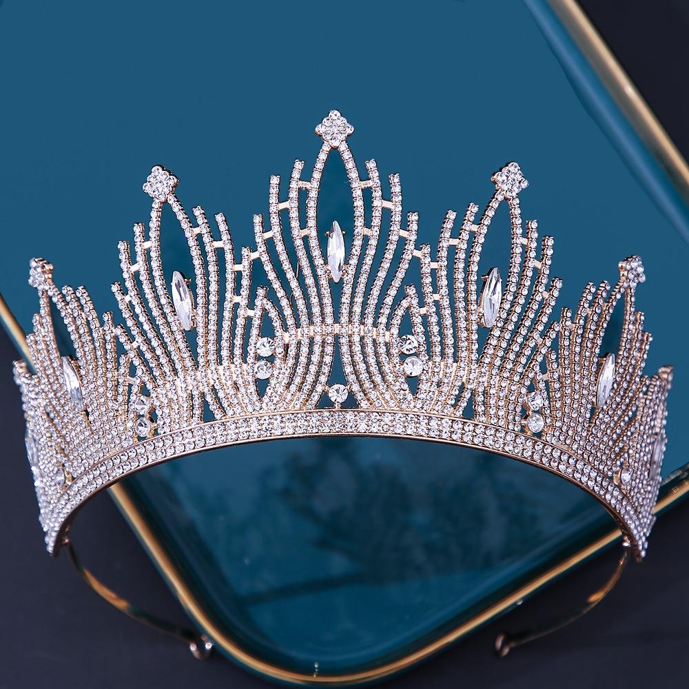 Elegant Wedding Tiara Luxury Bridal Headdress Wedding Headpiece Crystal Crown Wedding Ceremony