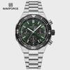 Luxury Analog Watches Steel Waterproof Classic Quartz Wristwatches Fashion Watch Men Chronograph Calendar Male Clock Gifts