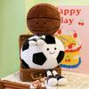 Adorable Plush Soccer Figure Stuffed Toy Soft Cushion Ideal Gift For Sports Lovers