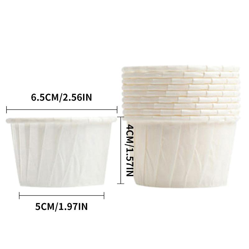 

50 шт. Круглая форма для торта, устойчивая к высоким температурам, силиконовая форма для пудинга, желе, выпечка, кондитерские изделия, кухонная форма 50pcs as shown