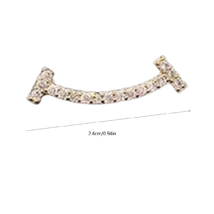 Pack of 10 Pin Elegant Smile Lapel Pin Fashion Smile Brooches Fixed Clothes Pin