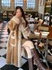 Luxury Faux Fox Fur Women's Winter Coat - Thick, Fleece-Lined, Eco-Friendly