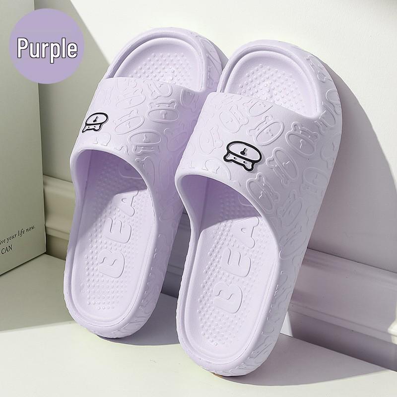EVA Slippers: Women's Summer Couple Indoor, Thick Sole, Non-Slip, Cool, Men’s Plus Size 'Stepping On Clouds' Comfort