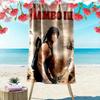 Rambo Print Beach Towel, Large Soft Quick Dry Towel for Beach Camping Swimming