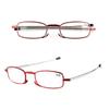 Men Women Folding Reading Glasses with Case Portable Telescopic Presbyopia Eyeglasses Prescription Glasses Diopter +1.0 To +4.0