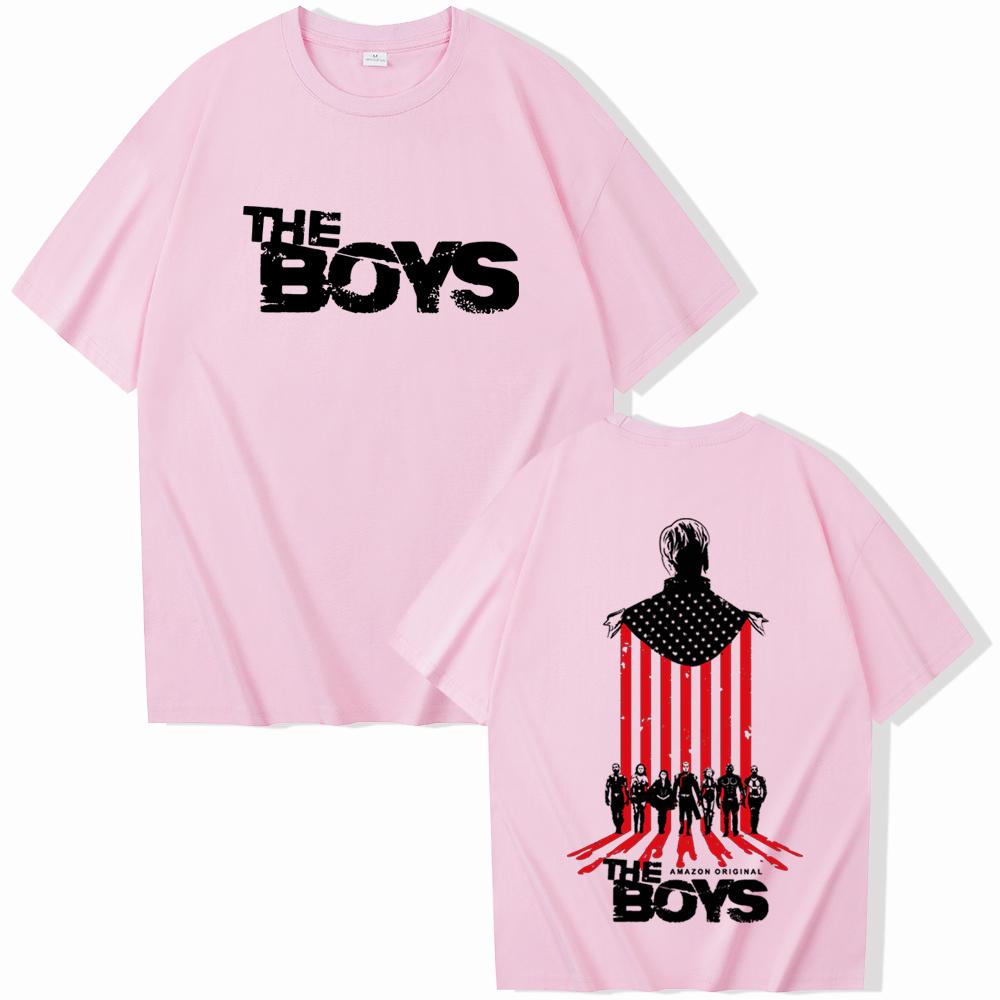 

The Boys The Homelander T-Shirts Unisex Harajuku O-Neck Short Sleeve Popular Music Shirts Fans Gift S
