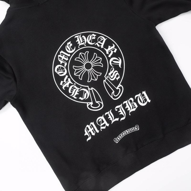 832 CHROME HEARTS 2025 Autumn and Winter New Plus Size Classic Style Logo Zipper Hooded Sweatshirt, Suitable for Couples To Wear