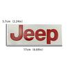 ABS Car Front Emblem for Jeep Grand Cherokee Commander Renegade Liberty Compass Patriot Wrangler Tj Jk Trunk Sticker Decoration AMR1