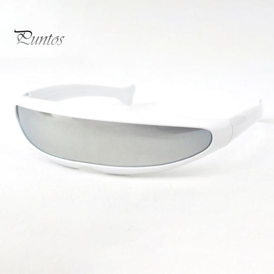 Colorful Sunglasses Novelty Futuristic Mirrored UV Protection Punk X-Men Men Personalized Narrow Sun Glasses for Women Outdoor Fashion