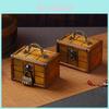 Wooden Jewelry Storage Box With Lid For Home Office Desk Organizer Gift For Teens