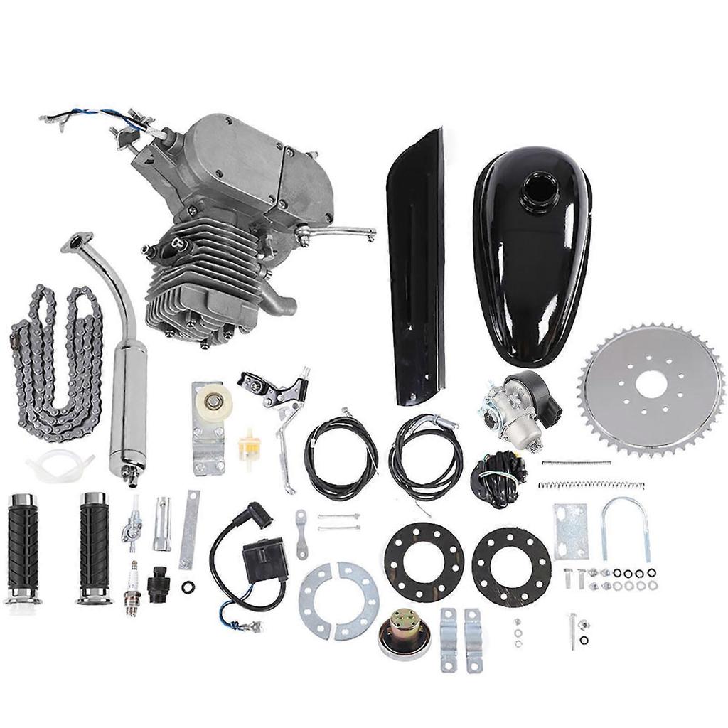 50CC Motor Engine Bike Kit 50CC Bicycle Engine Kit 2‑Stroke Gas Motorized Motor Bike Kit