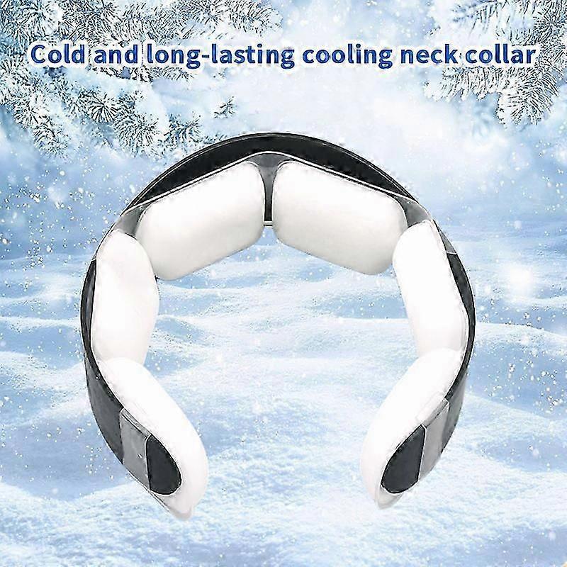 Neck Cooling Tube Ring Summer Cooler Rings Neck Circle Reusable Neck Cooling Ring Ice Cushion Tube For Adults Jogging Fishing less