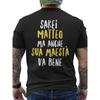 Funny Matteo T-Shirt - "I'd Be Matteo But Also His Majesty" Back Print, Casual Black T-Shirt for Men and Boys, Regular Fit, Short Sleeve, Perfect