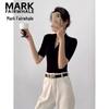 Mark Fairwhale Women's V-Neck Slim Fit Five-Quarter Sleeve Top