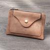 Men's and Women's Coin Purse Short Zipper Horizontal Models First-layer Cowhide  Crazy Horse Leather Fashion Driver's License Mini