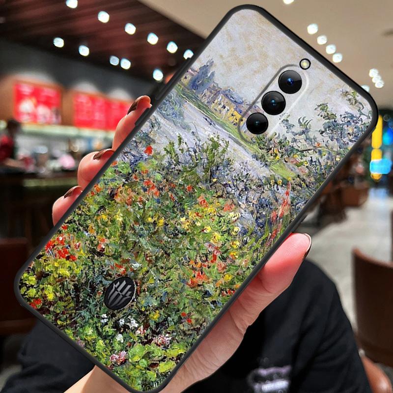 Claude Monet Case For ZTE Nubia Red Magic 10 Air 7 6S 7S Pro Red Magic 11 10 9 8 8S 9S 10S Pro Plus Cover