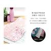 Double-Sided Gauze Tenugui - Camellia Flower Pattern - Triple Gauze - Dyed On Both Sides