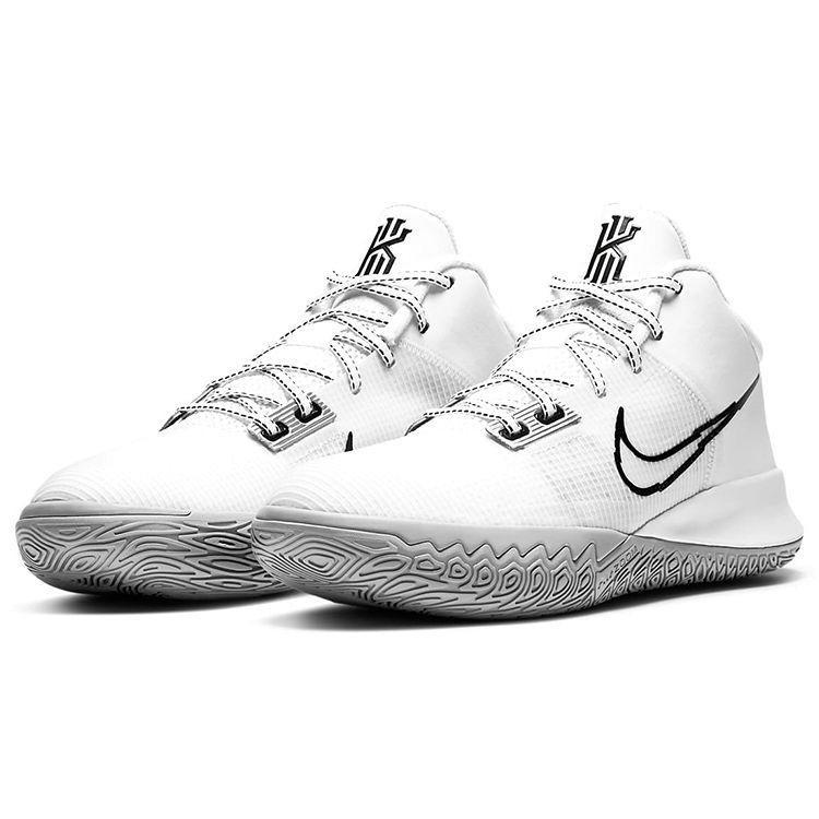 Nike Kyrie Flytrap 4 EP White Metallic Silver Unisex Sneakers Photon-Dust Black CT1973-100