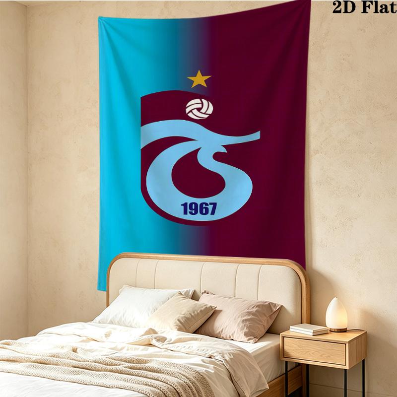 Trabzonspor Wall Tapestry Aesthetic Wall Hanging Printed Fabric Blanket Decorative Tapestries For Bedroom Living Room Home Decor