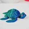 Flexible Joints Articulated Sea Turtles Fidgety Toy Sea Turtles Figurine Home Decors 3D Printed Sea Turtles Ornament