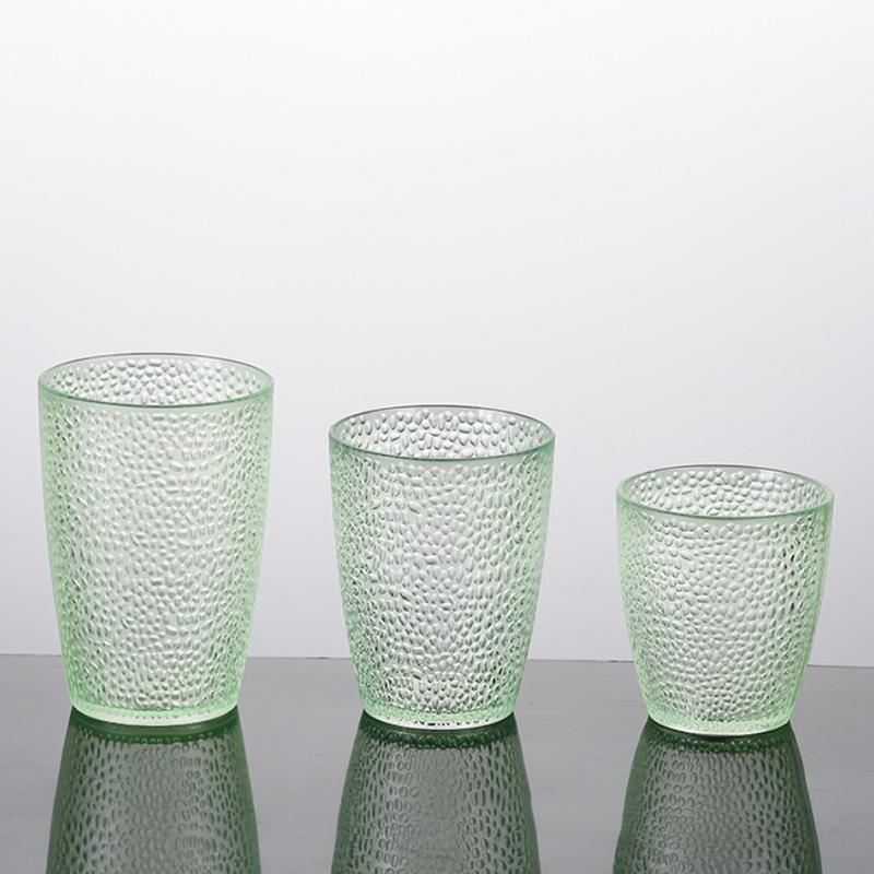 Drinkware Acrylic Acrylic Glasses 210/300/360ml Stackable Drink Cup Transparent Unbreakable Tea Cup Bar
