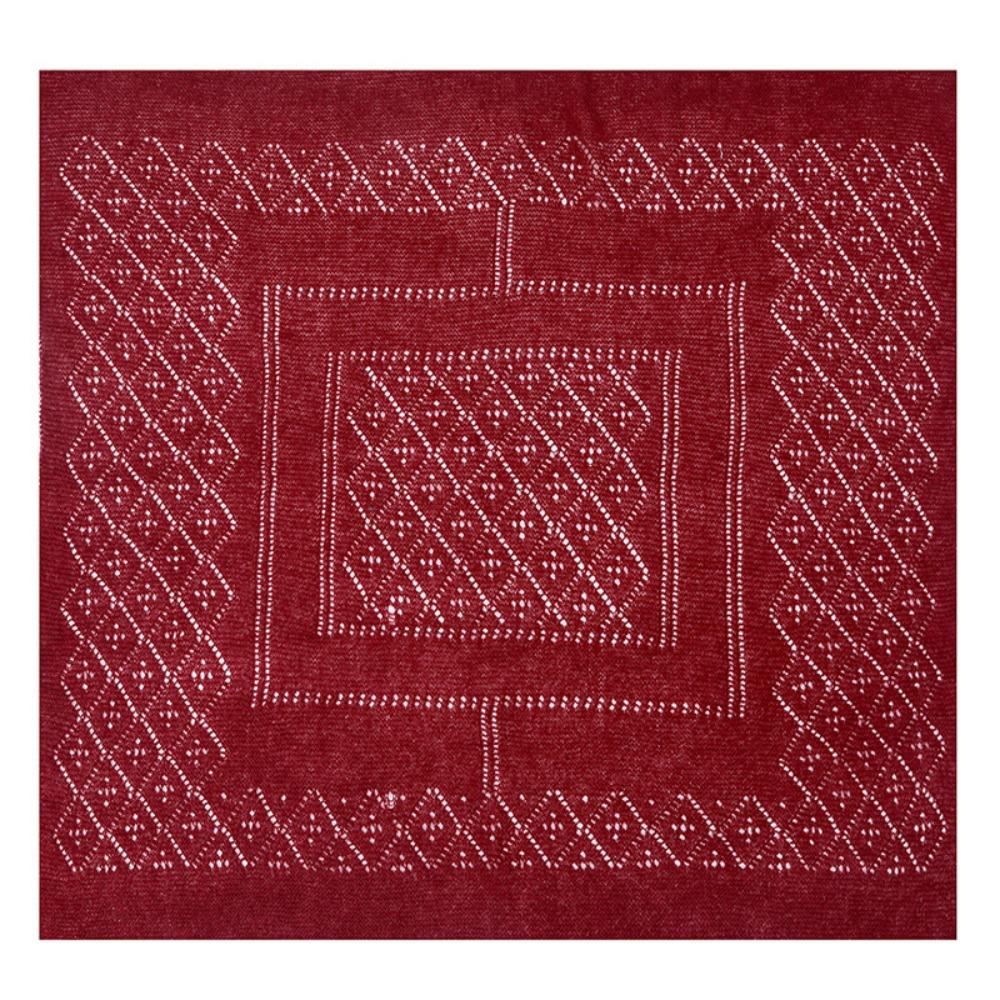 Luxury Soft Knitted Scarves Hollow-out Elegant Shawl Wraps Neck Scarf Women Fashion