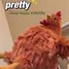 MSS Clooney Rooster Girl Comfort Doll Plush Toy Sleeping Pillow Creative Cecil Chick Plush Cushion Pillow