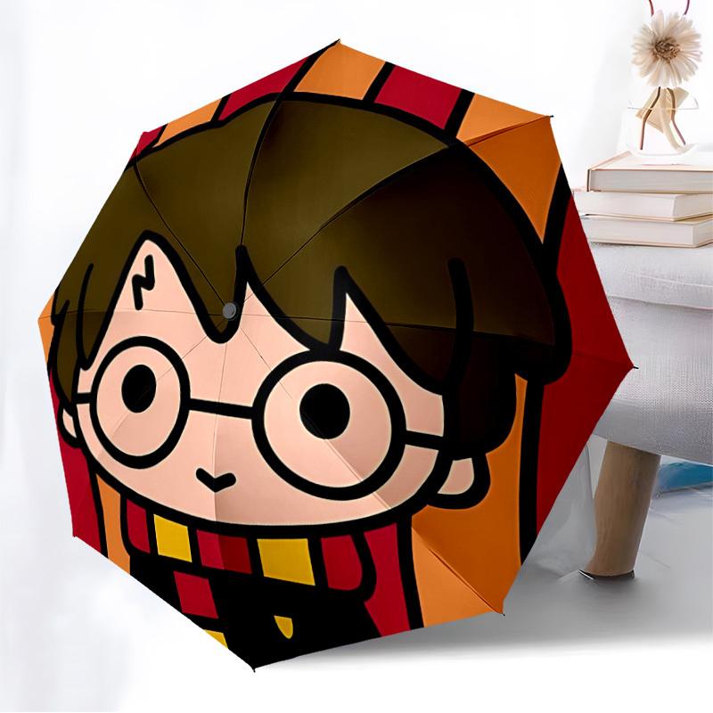 1pc Harry Potter Automatic Open/Close Umbrella, Lightweight Design for Everyone,Durable Canopy yy251014079