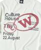 TRAVEL Culture House Pigment Short Sleeve T-Shirt Cream