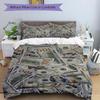 3pcs 100 Dollar Bill Print Comforter Set with 1 Quilt Cover and 2 Pillowcases (No Core) - Home Decor, Holiday Gift, Polyester Fabric, Anime Cartoon De