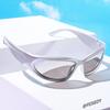 FEISEDY Sunglasses Men Y2K Sport Wellington Mirror Lens B2951