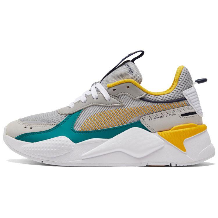 Puma Rs-X Leker Stoff Sport Lavsko Livsstilssko Unisex sneakers Grå Gul Grønn 369449-23