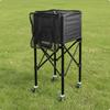 Tennis Ball Collector Cart Lightweight Tennis Ball Cart 1 Piece Large Capacity Sports Equipment Foldable For Trainers