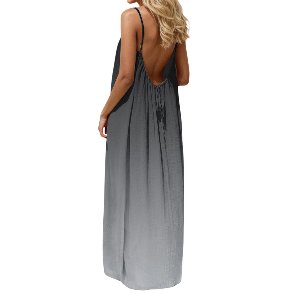 Robe décontractée à imprimé dégradé pour femme