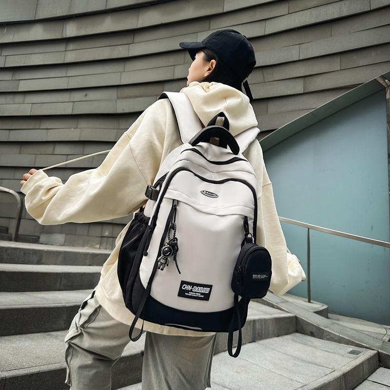 Japanese Large-Capacity Schoolbag Male College Student Leisure Sports Computer Travel Bag Lightweight Backpack Junior High School Backpack