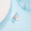 Fits Europe Bracelet 925 Sterling Silver Glow-in-the-dark Lightbulb Double Dangle Charm Beads for Women DIY Jewelry Making