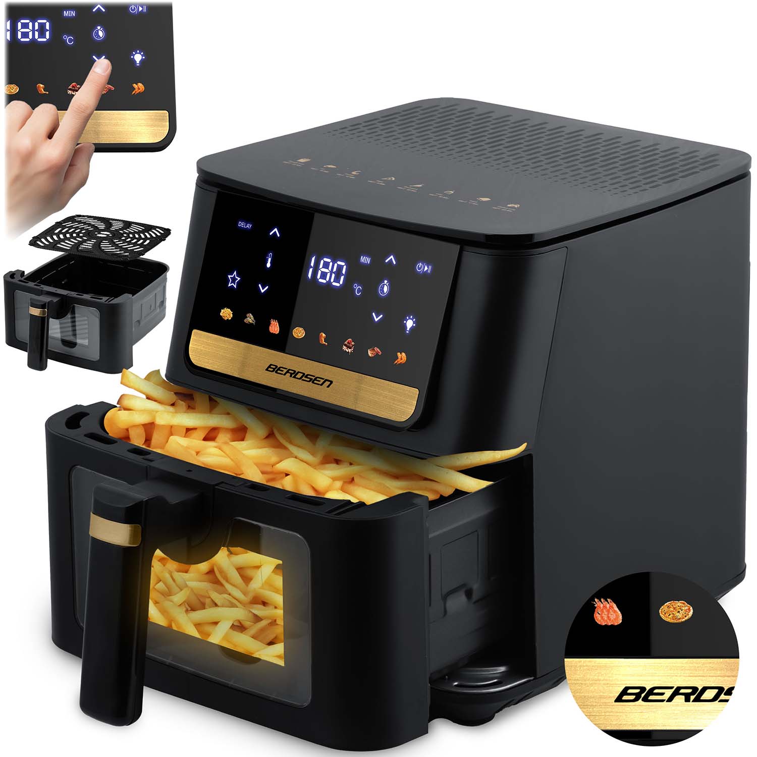 Air Fryer Berdsen Bd-655 Black