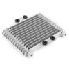 Oil Radiator 13 Row Universal Motorcycle Engine Oil Cooler Cooling Radiator Replacement 125-250CC Silver Cooling