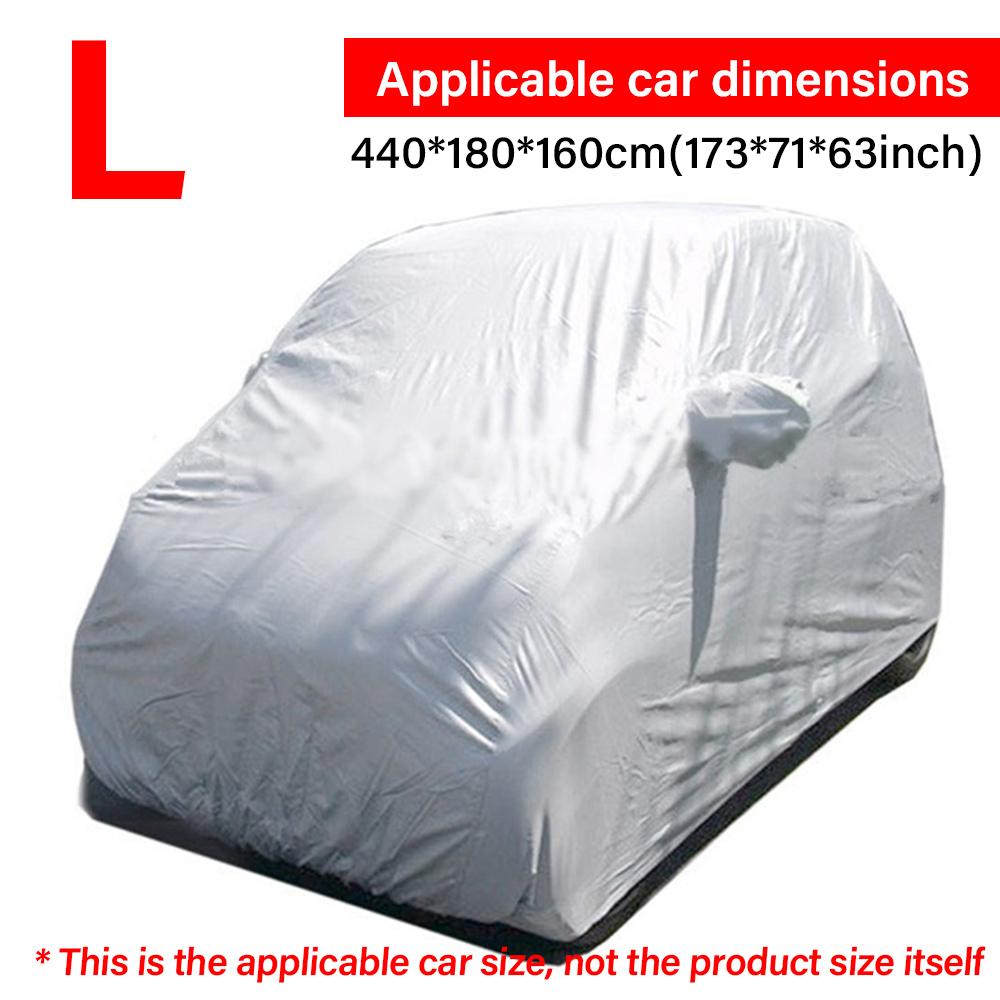 Universal Car Covers Smart Outdoor Full Car Cover Sun UV Protection Car Body Sun Rain Dustproof Waterproof Cover S/M/L/XL/XXL